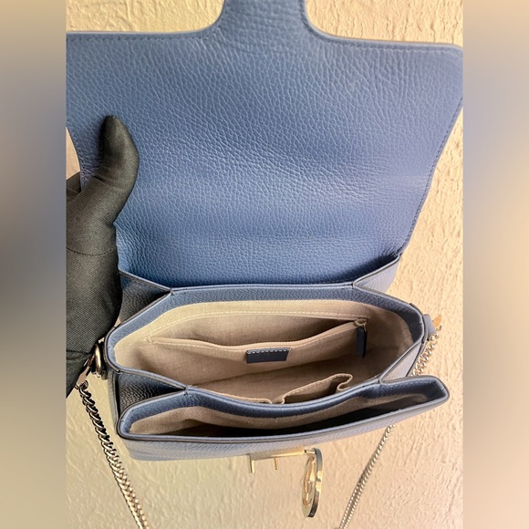 Gucci Calfskin Interlocking G Top Handle Bag - Picture 9 of 11